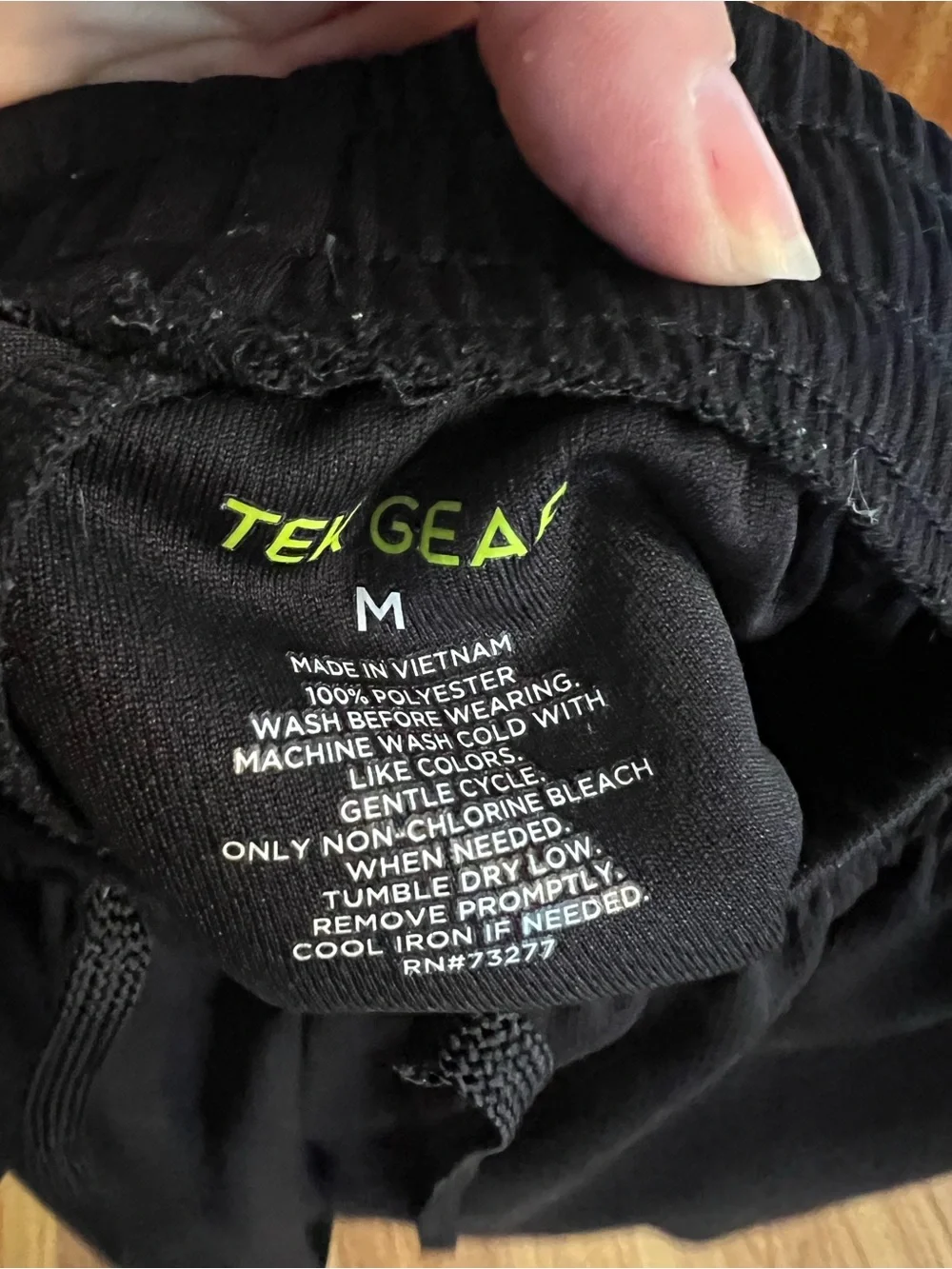 tek gear Black Athletic Drawstring Shorts